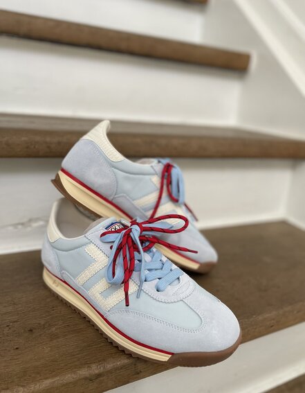 BACK 70 - Sneaker "JOGGER" - spongy nylon It. sky (BB16)