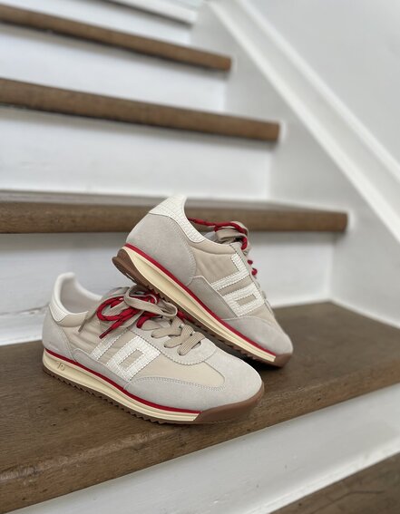 BACK 70 - Sneaker "JOGGER" - spongy nylon sand (BB12)