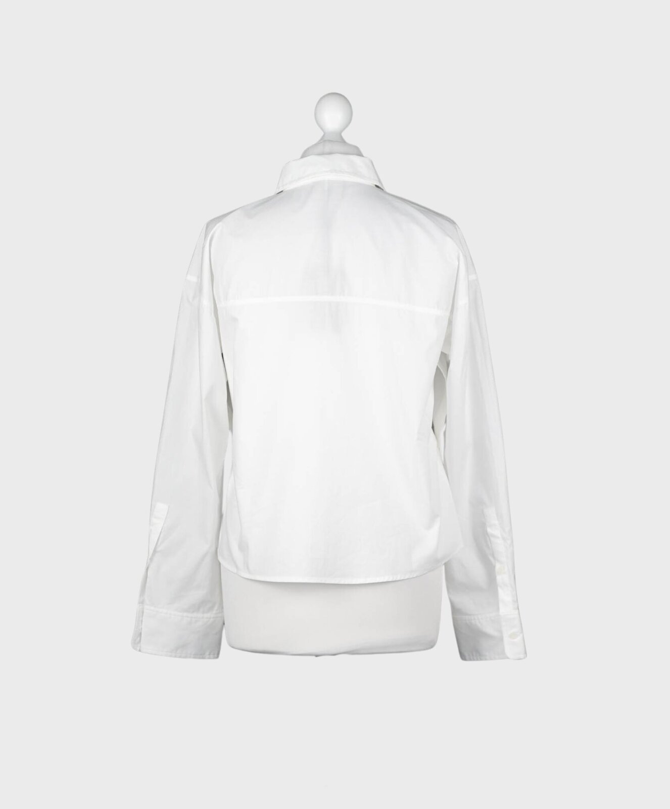 Sommerliche Bluse “JULIA” white solid (MSC29)
