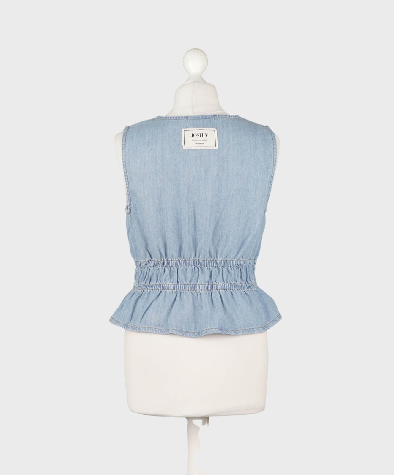 Coole Jeansweste “SEA” mid blue denim (JV11)