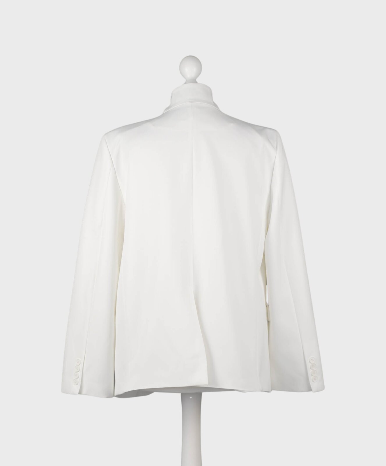 Wickelblazer mit Stehkragen wollweiß (B05)