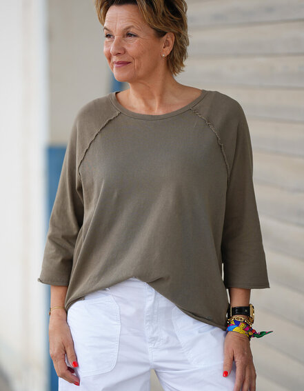 HERRRLICHER - Lockeres Shirt " TRISHA" (HL34)