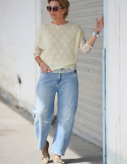 ELIAS RUMELIS - Jeans "YOANA" - mount blue (ER16)