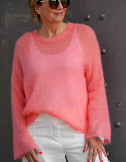 FRAUENSACHE - Strickpullover mit Mohair (GW233)