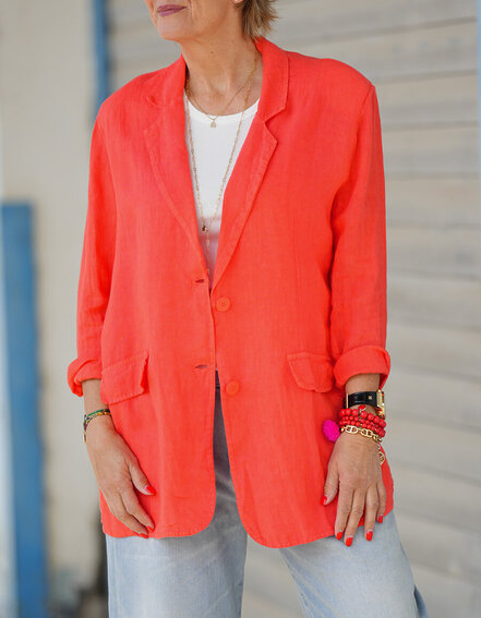 FRAUENSACHE - Oversized Leinenblazer "VIOLA" (GW62)