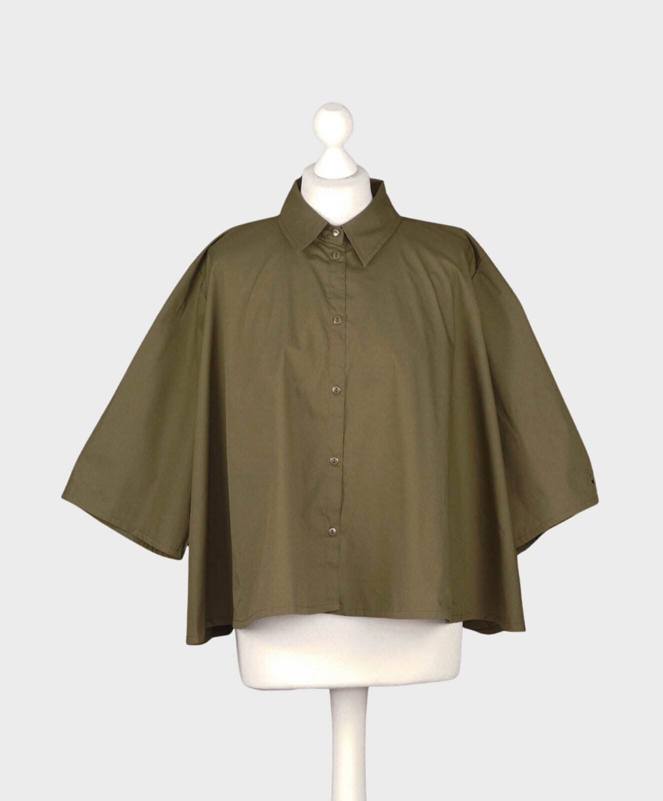 Weite Bluse “KATALEA” dark reed (ER112)