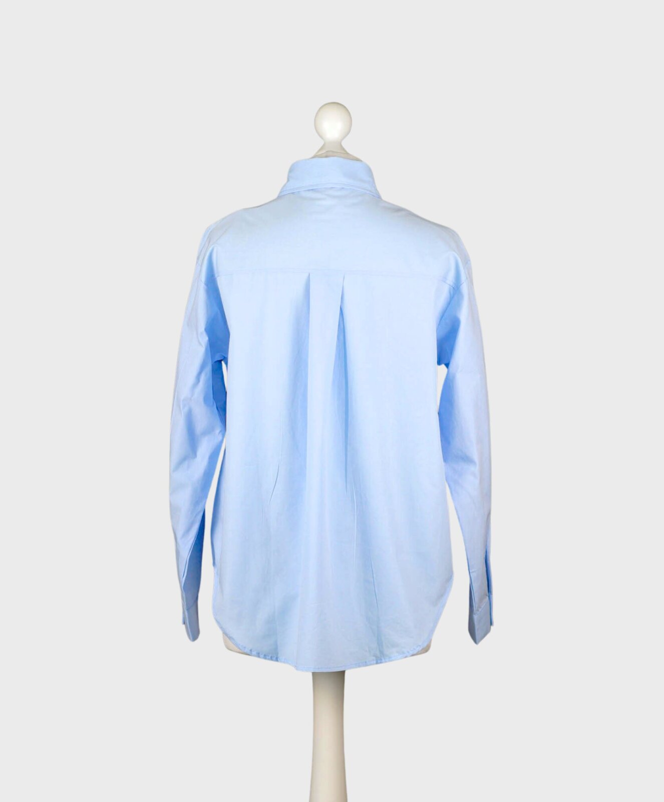 Klassische Hemdbluse hellblau (HB07)