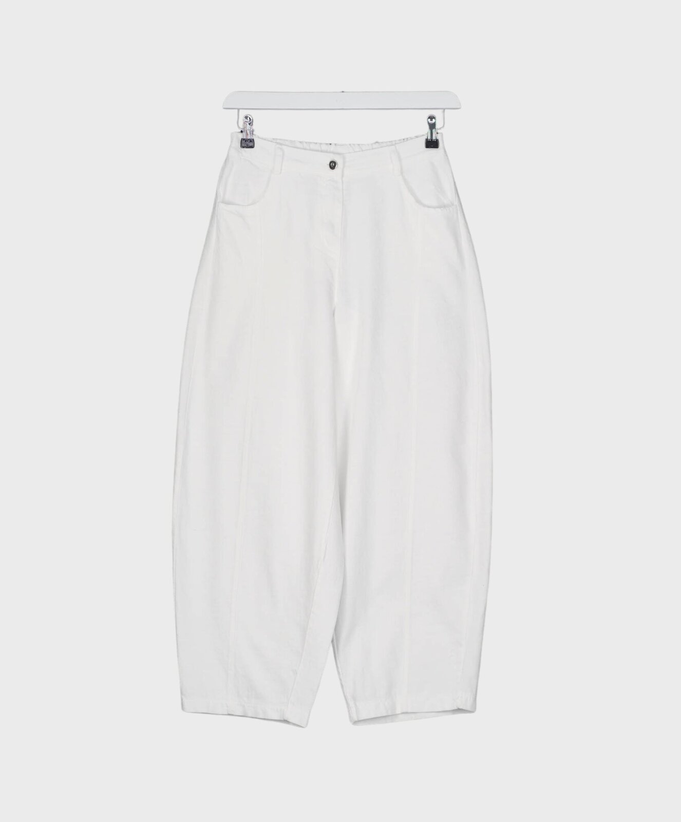 Stylische Sommer Hose wollweiß (H22)