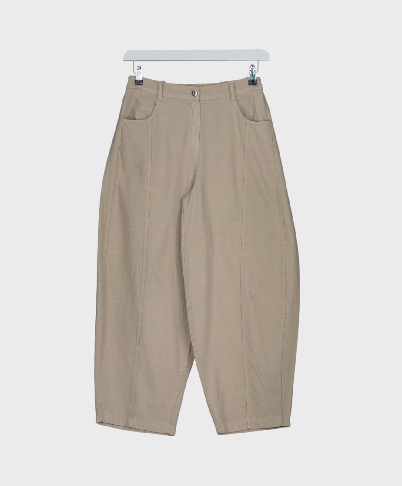 Stylische Sommerhose taupe (H22)