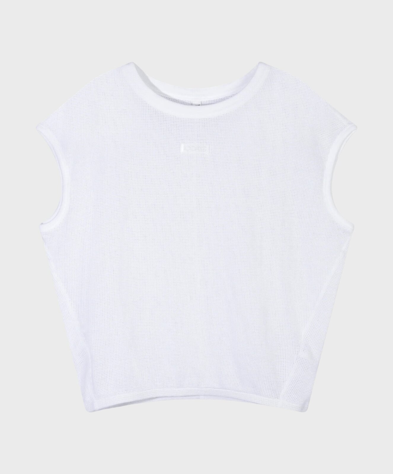Ballon Shirt aus Mesh white (10D89)