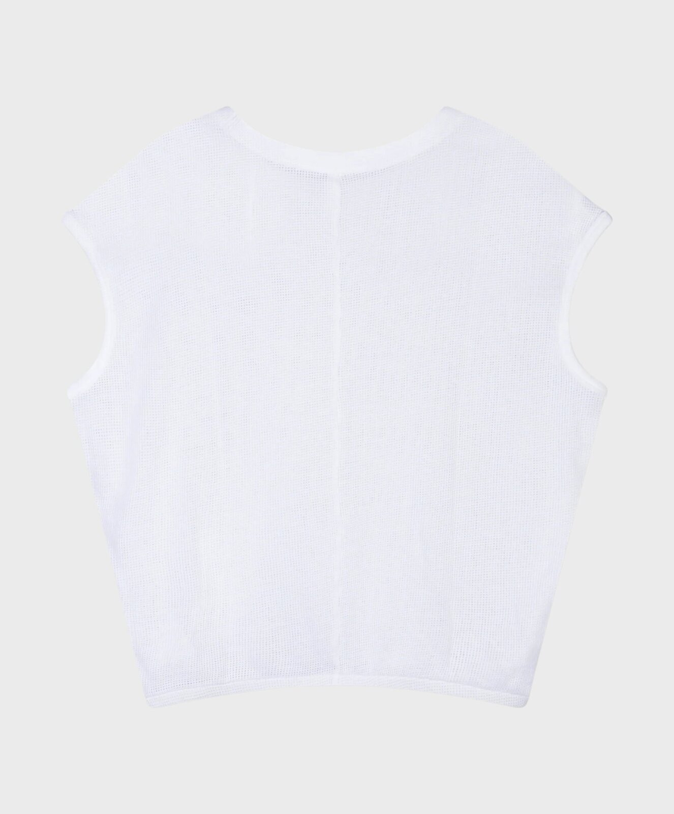 Ballon Shirt aus Mesh white (10D89)