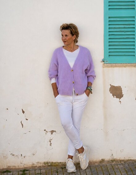 FRAUENSACHE - Alpaka Strickcardigan "BIANKA" (GW216)