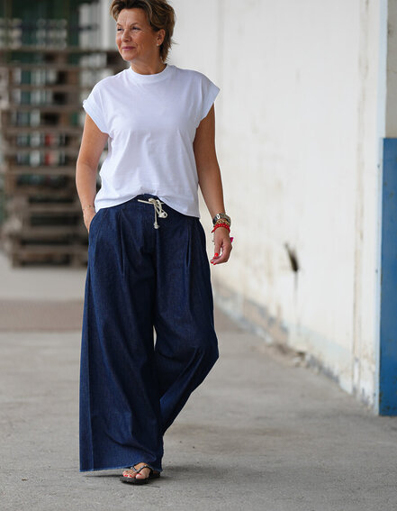 NARLI - Weite Denim Hose (NA06)