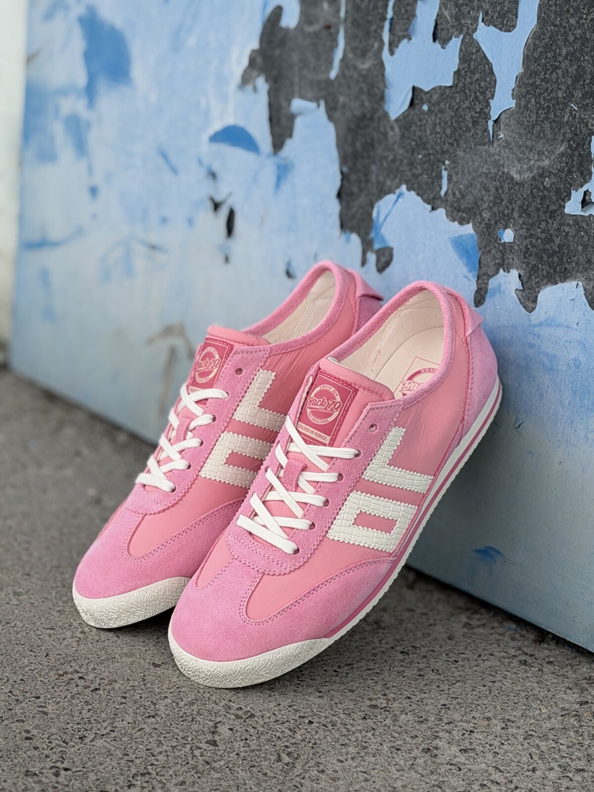 Sneaker “LEON” – nylon pink (BB39)