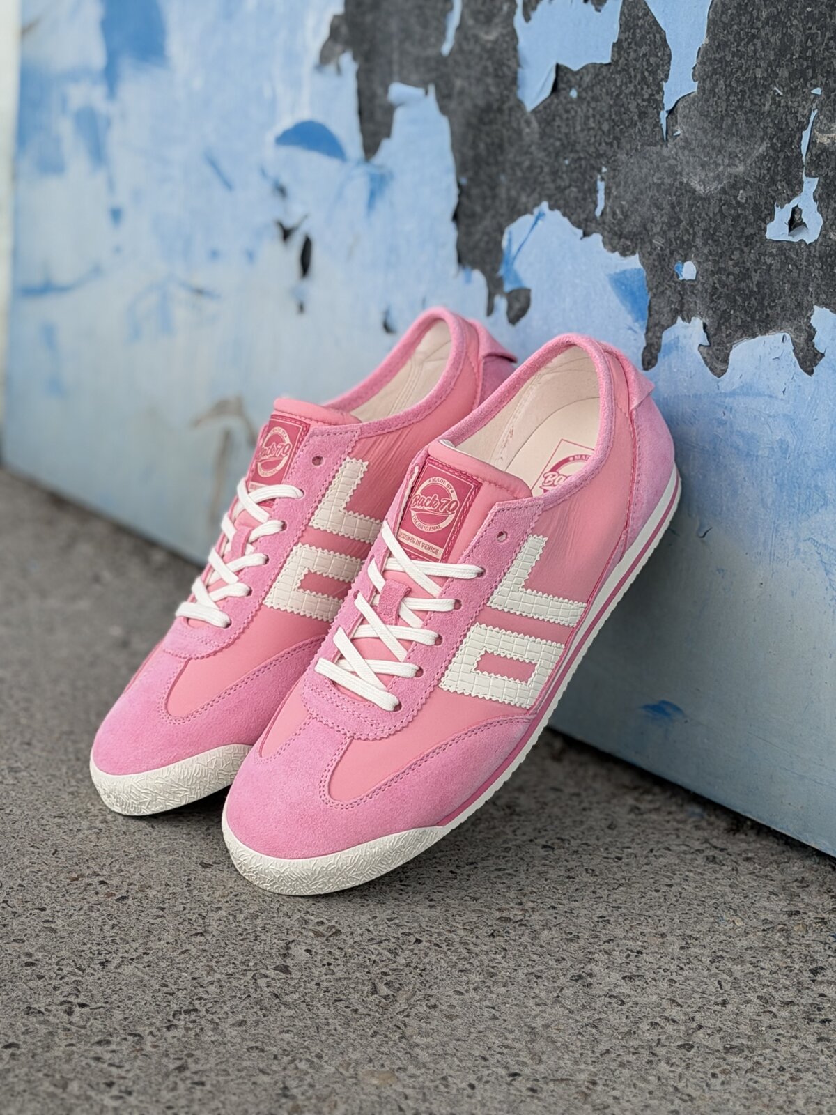 Sneaker “LEON” – nylon pink (BB39)
