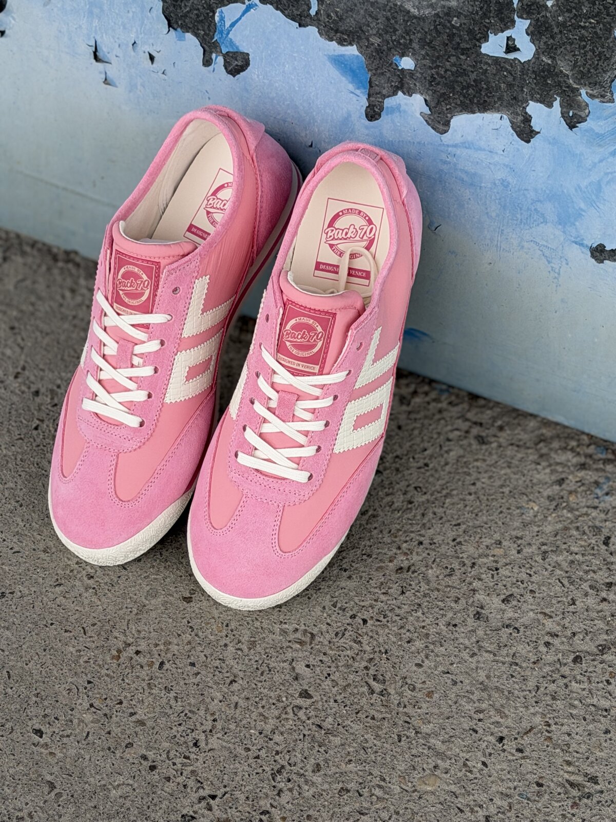 Sneaker “LEON” – nylon pink (BB39)