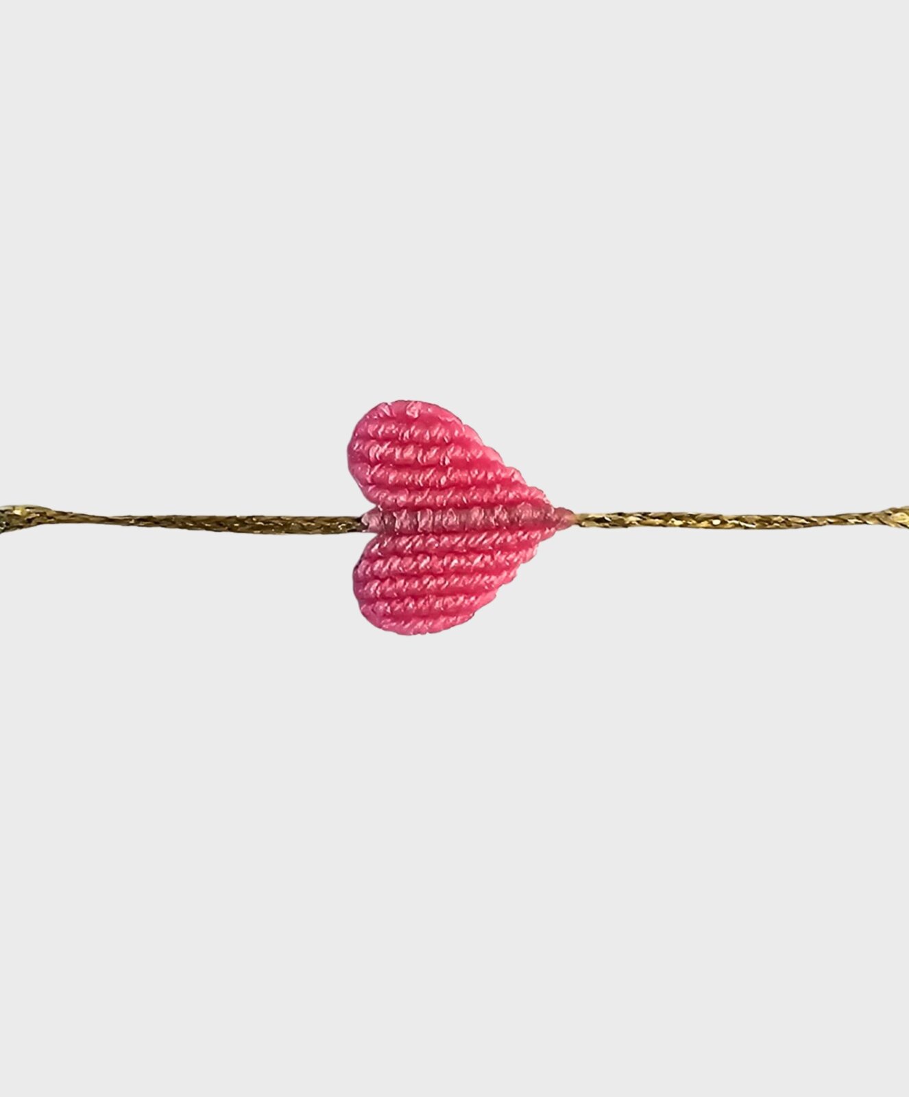 Herzarmband Gr.2 neon pink (MM01)