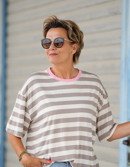 FRAUENSACHE - Lässiges Streifenshirt (BA45)