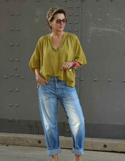 CUP OF JOE DENIM - Jeans "SELENA" medium blue (COJ02)
