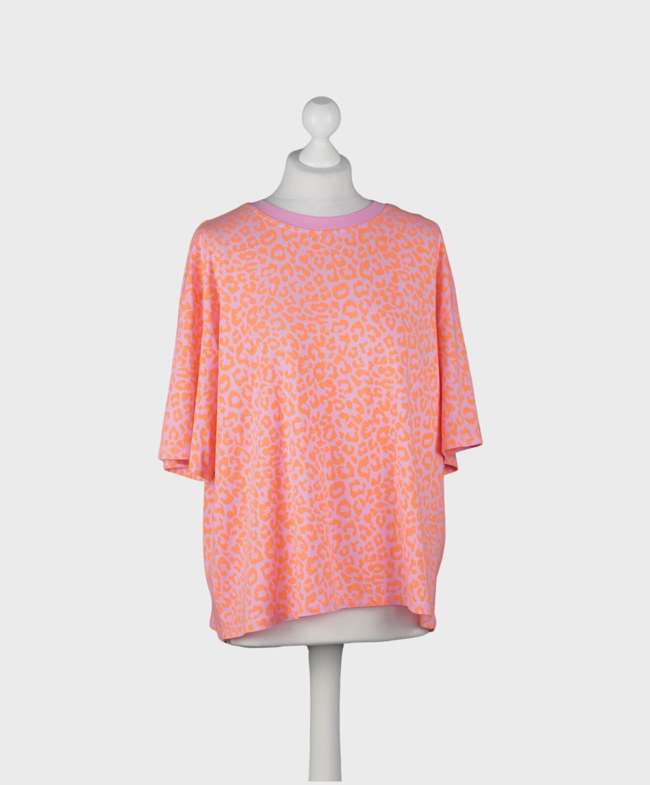 Cooles Leo Shirt mauve/neon orange (BA26)