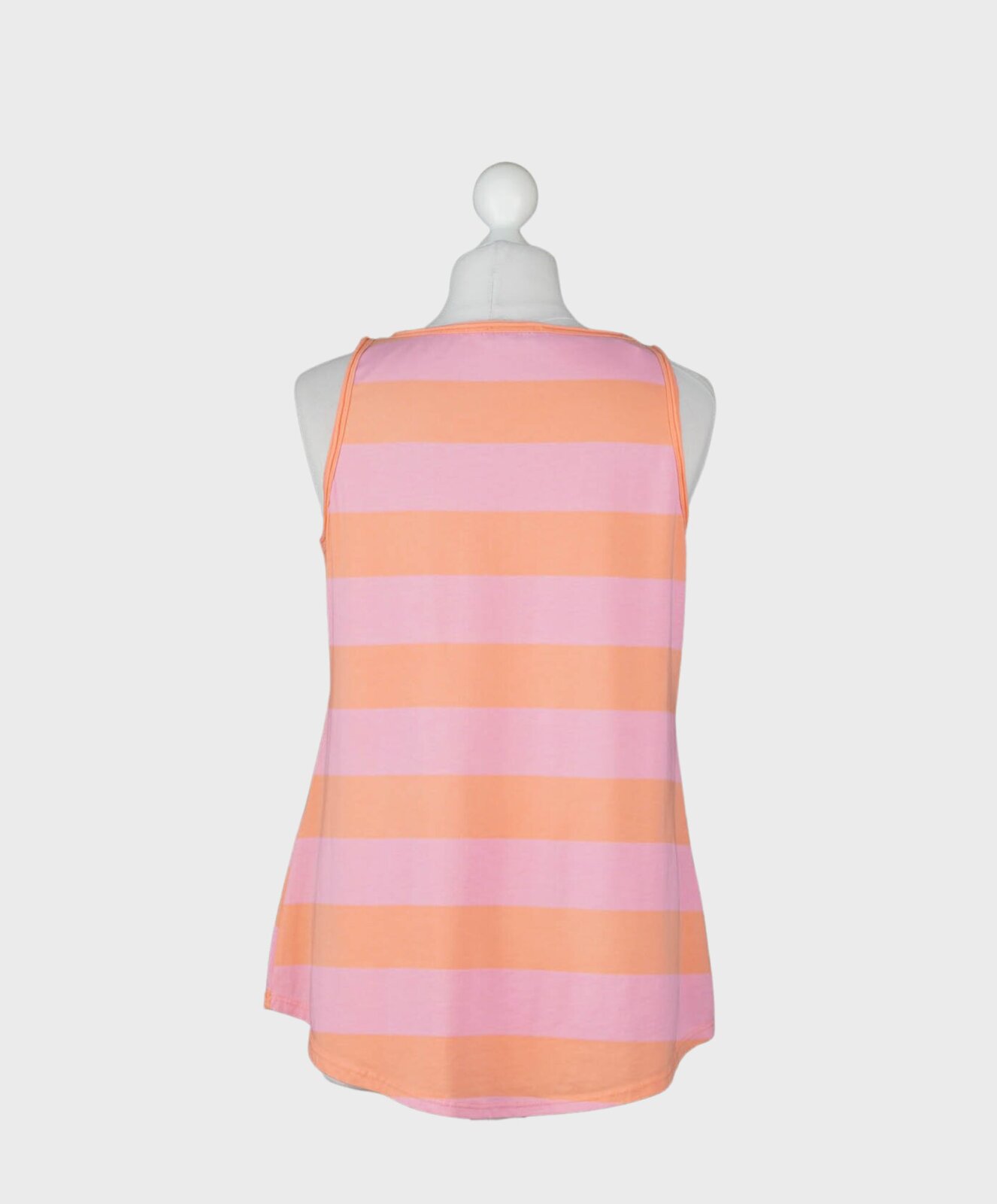 Top mit Blockstreifen rosa/orange (BA27)