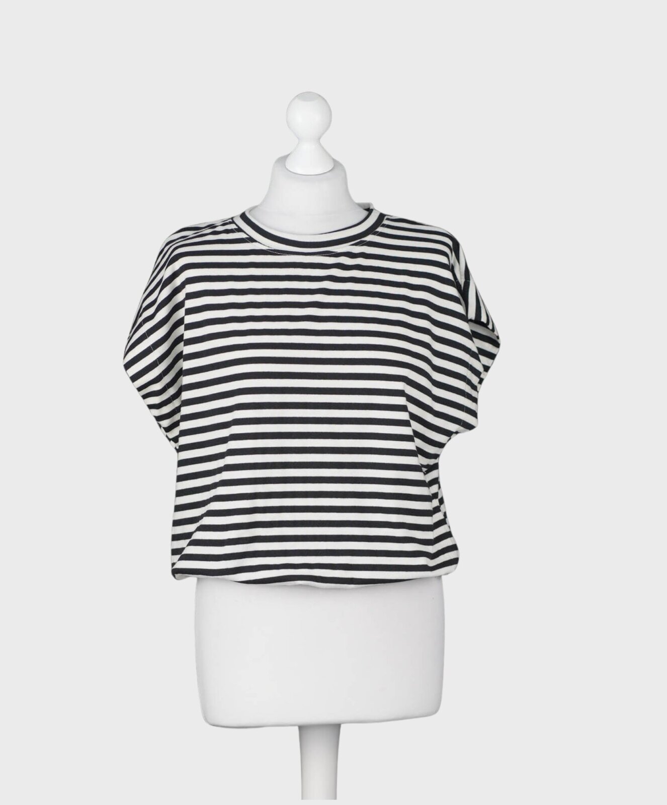 Tolles Streifenshirt creme/schwarz (BA19)