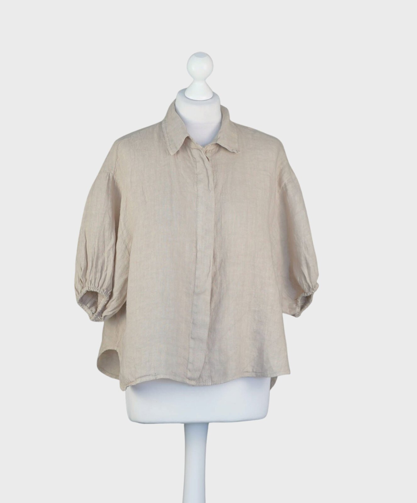 Leinen Bluse cashmere (GW21)