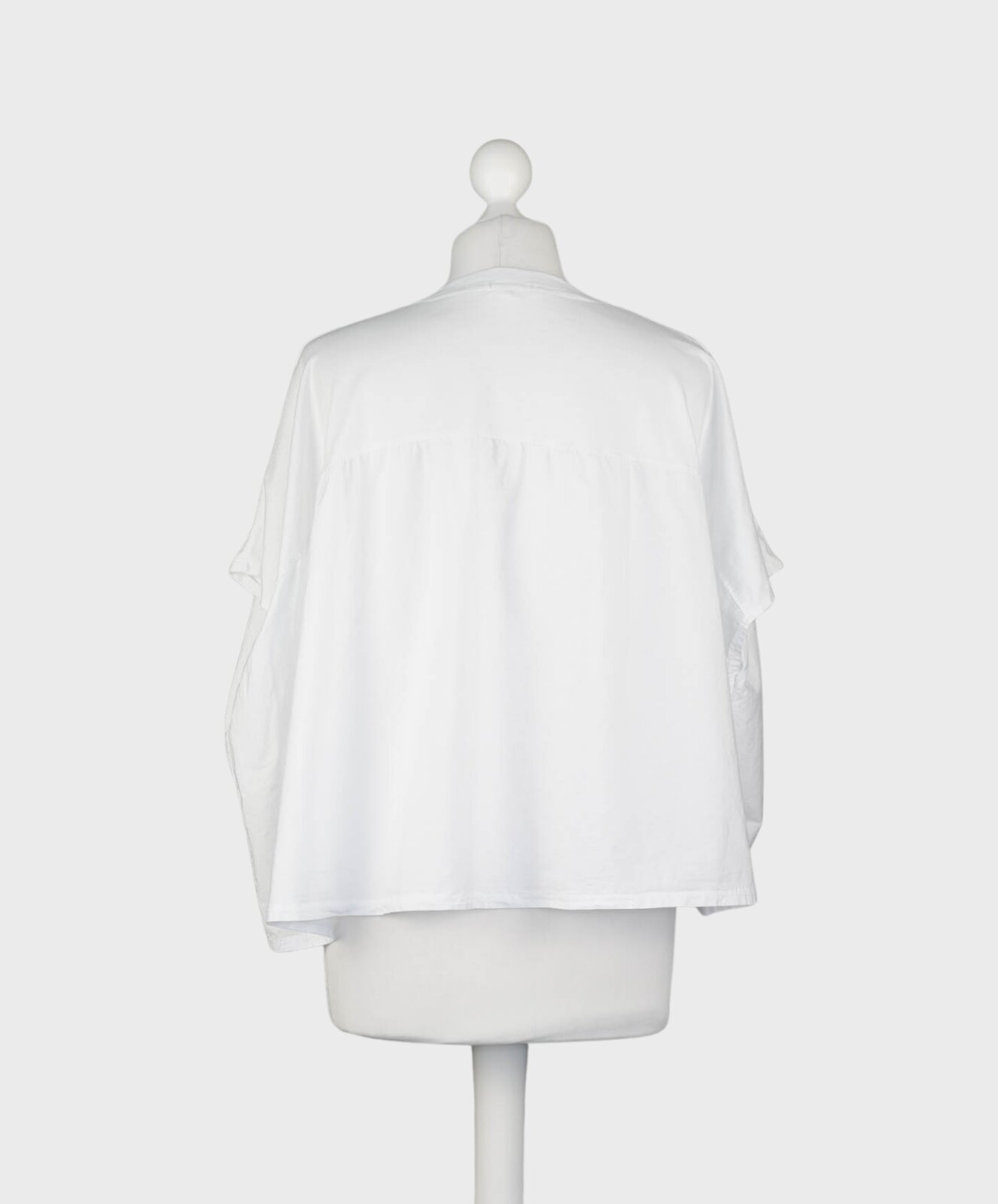 Lässiges Mixshirt weiß (BA54)