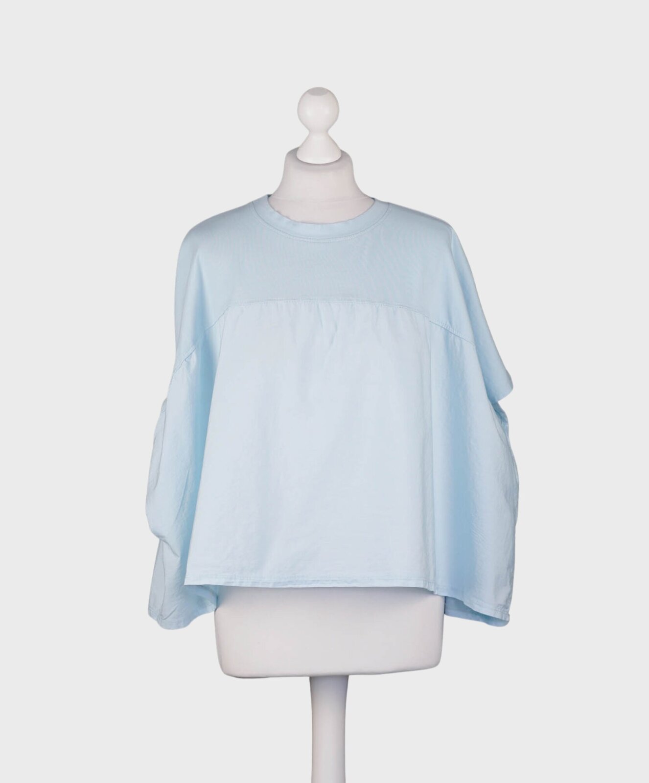 Lässiges Mixshirt hellblau (BA54)