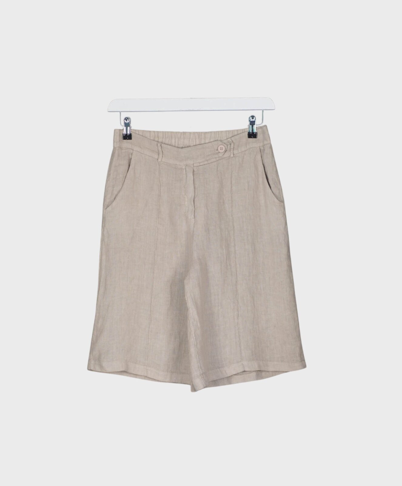 Leinen Bermuda cashmere (H28)