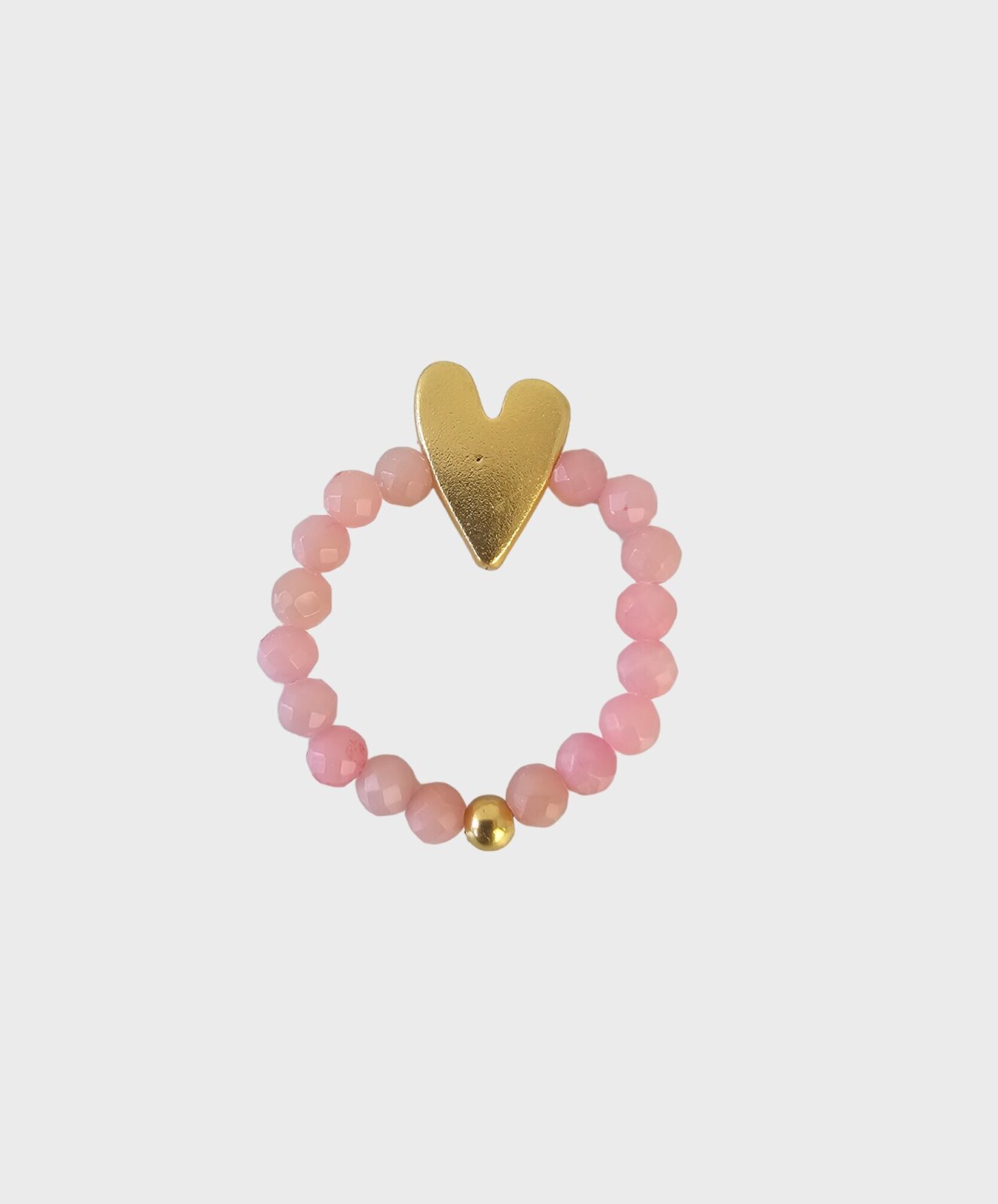 Ring “SWEET HEART” pink Opal (IBU21)