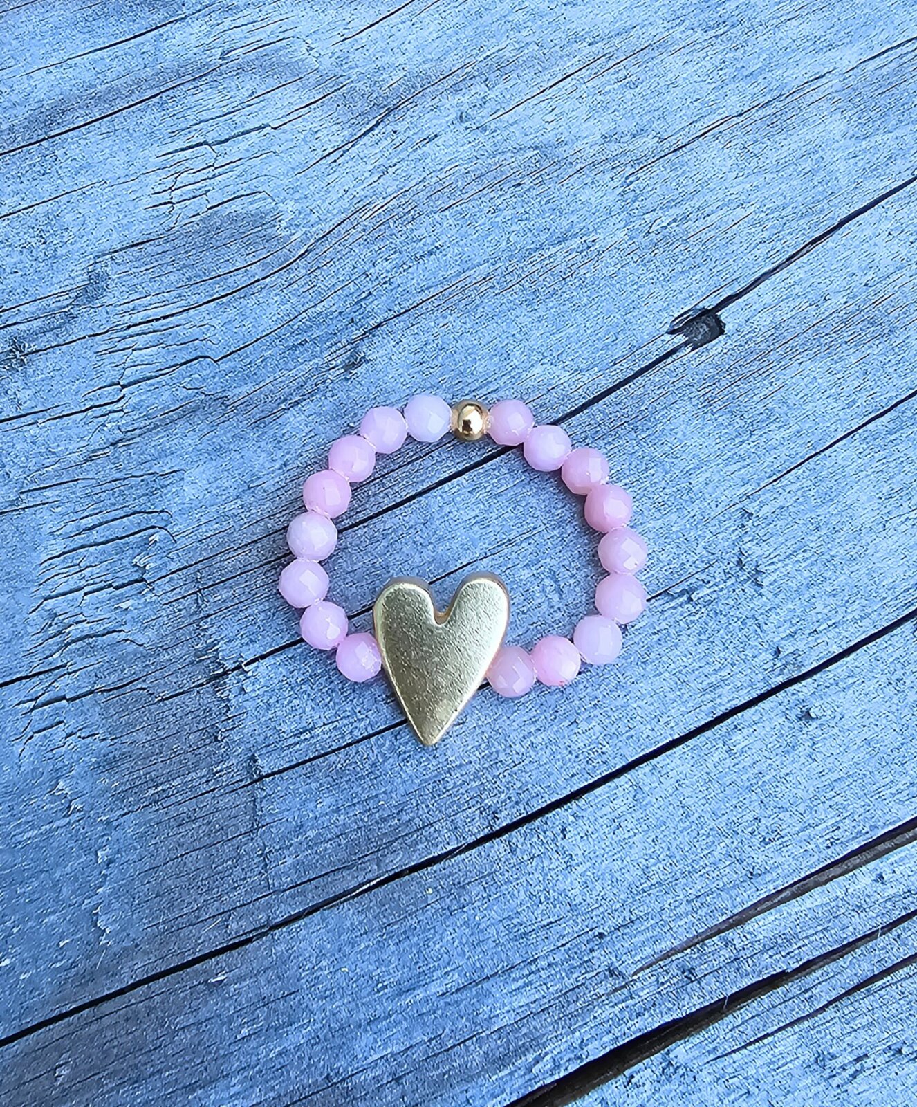Ring “SWEET HEART” pink Opal (IBU21)