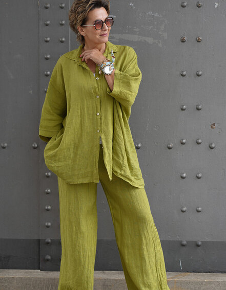 FRAUENSACHE - Luftige Leinenhose (GW104)