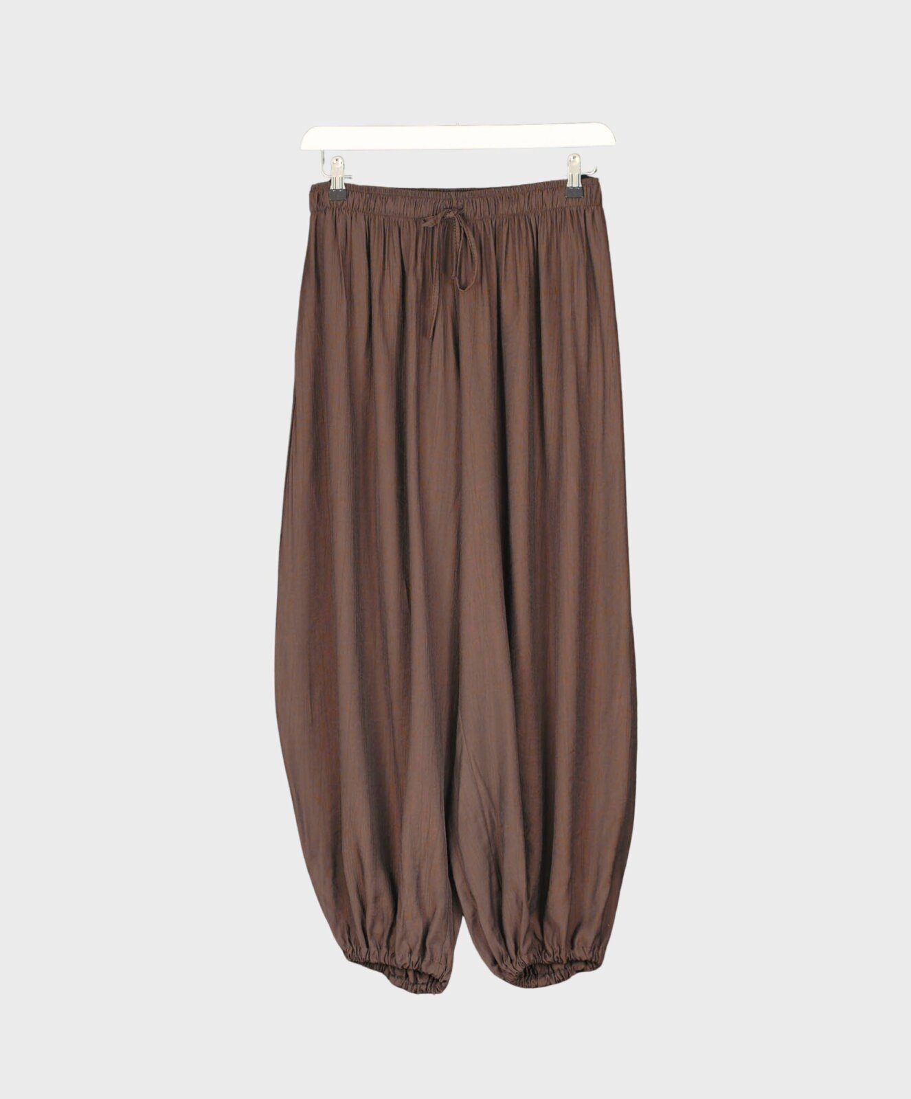 Sommerliche Ballonhose braun (H44)