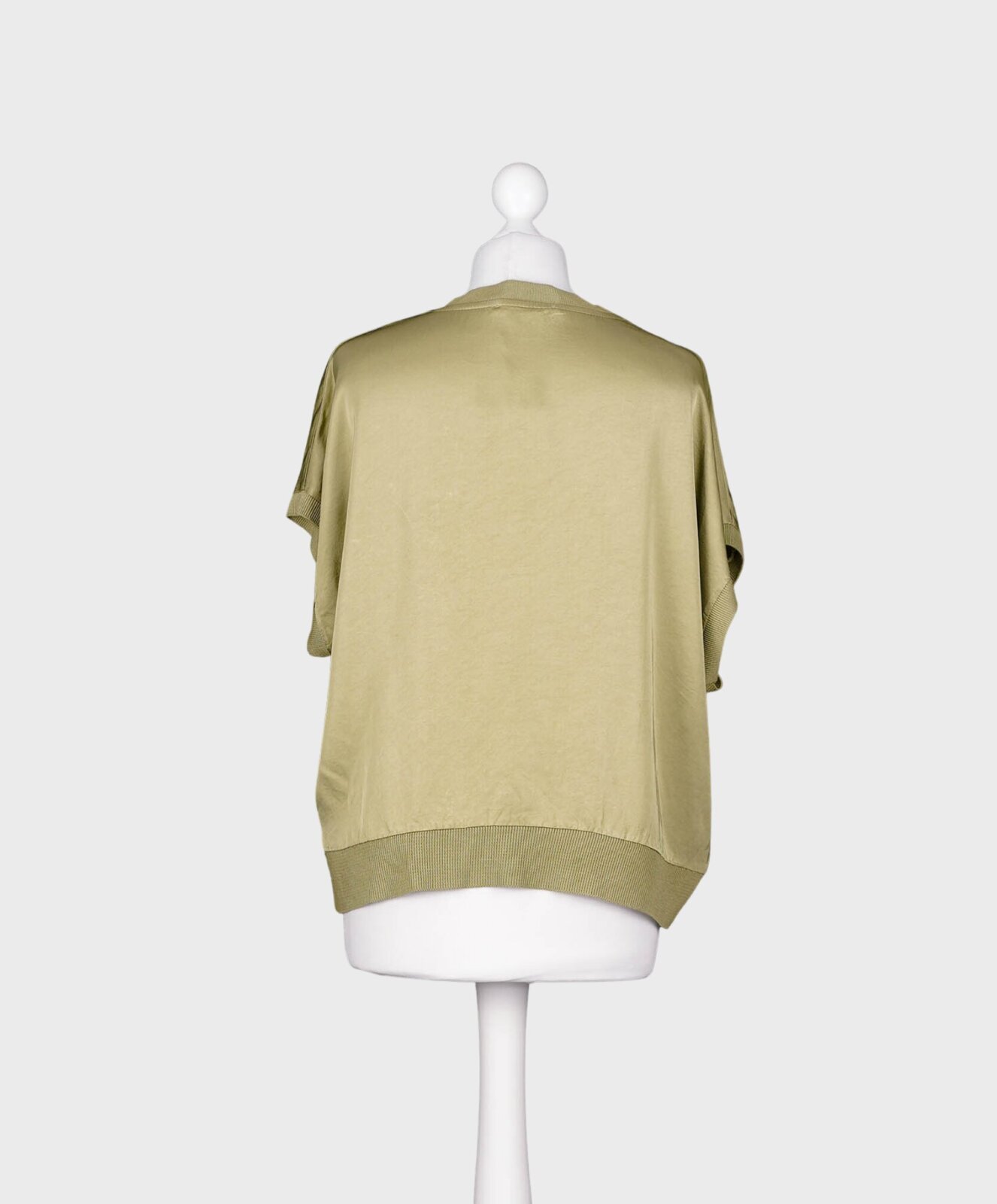 Edles Shirt mit Seide pistazie (GW26)
